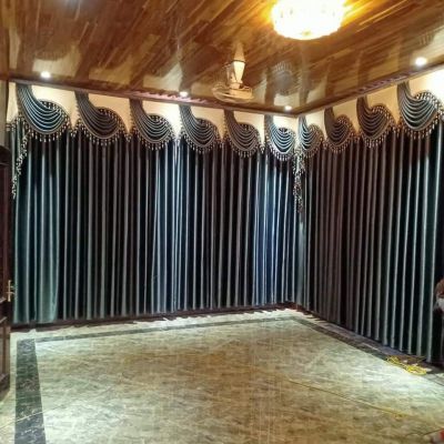 Rèm vải may kiểu sò