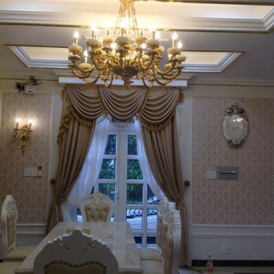 Rèm vải may kiểu sò