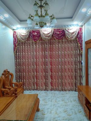 Rèm vải may kiểu sò